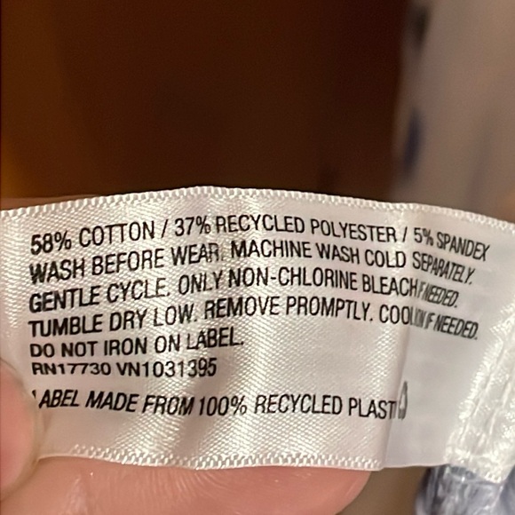 •UNIVERSAL THREAD•WHITE & BLUE RIBBED TIE-DYE RACERBACK TANK TOP SIZE MEDIUM - Picture 11 of 11